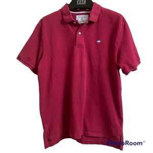 Men’s Southern Tide The Skipjack Burnt Red Short Sleeve Cotton Polo Size L